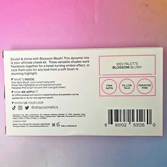 OFRA COSMETICS Blossom Blush Midi Palette NEW - Picture 8 of 8